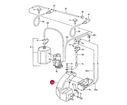 924 Ruitensproeier tank 