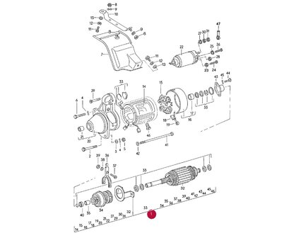 924 Turbo startmotor 1,1 KW