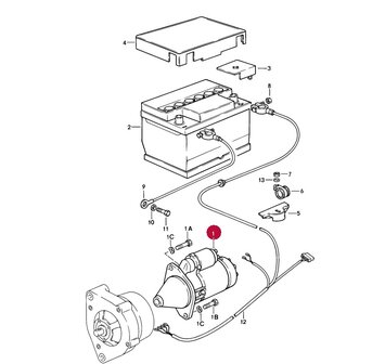944 Startmotor 1,1 KW ,  