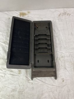 928 Cassettebox / armleuning  bruin