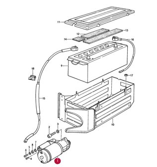 928 Startmotor 1.5 kw gereviseerd