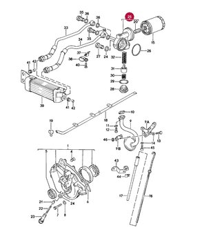 924 Turbo oliefilter console 