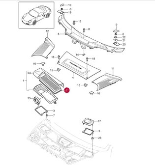 Interieur filter boxster / 996 /997