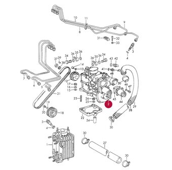 911 2,0S MFI pomp  1969   (Bosch 0 408 126 005)
