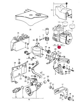 964 C2 / C4 ABS pomp 
