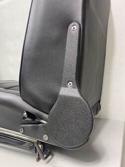 911 S &amp; Carrera RS  Recaro  1970-1973 stoelenset (L&amp;R) gerestaureerd zwart leder (alleen Afhalen)