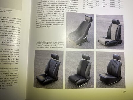 911 S &amp; Carrera RS  Recaro  1970-1973 stoelenset (L&amp;R) gerestaureerd zwart leder (alleen Afhalen)