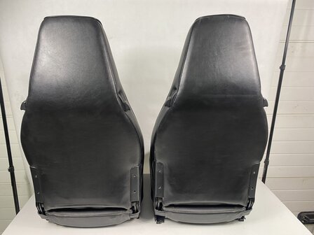 911 Comfort stoelenset L  &amp; R zwart leder (Alleen afhalen)