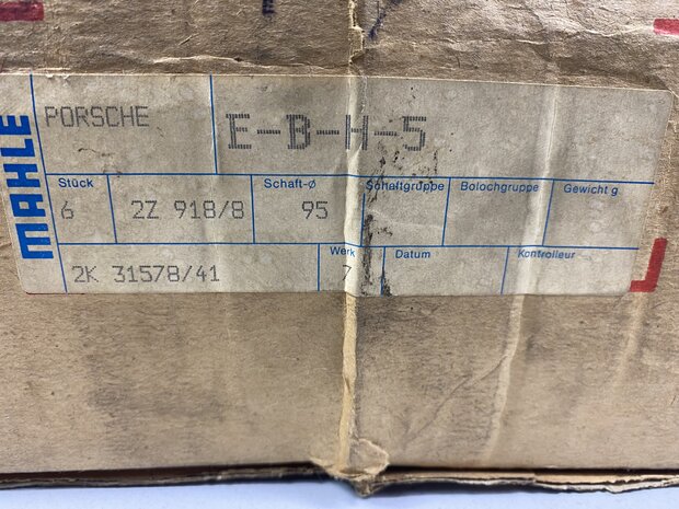 NOS OEM 911 3.2 cilinder set Mahle 231 PK