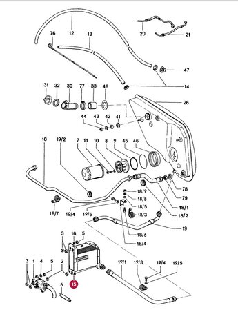 OEM 914-6 2.0 liter oliekoeler 
