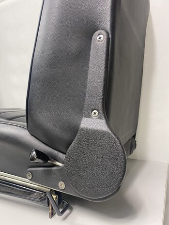911 S & Carrera RS  Recaro  1970-1973 stoelenset (L&R) gerestaureerd zwart leder (alleen Afhalen)