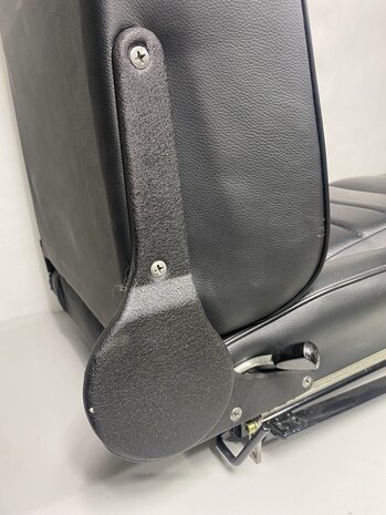 911 S & Carrera RS  Recaro  1970-1973 stoelenset (L&R) gerestaureerd zwart leder (alleen Afhalen)