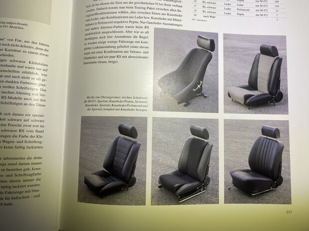 911 S & Carrera RS  Recaro  1970-1973 stoelenset (L&R) gerestaureerd zwart leder (alleen Afhalen)
